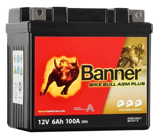 Banner Bike Bull AGM PLUS 506 21 / BGTZ7-S - GTZ7-S
