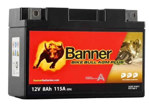 Banner Bike Bull AGM PLUS 508 01 / BGT9B-4 - GT9B-4