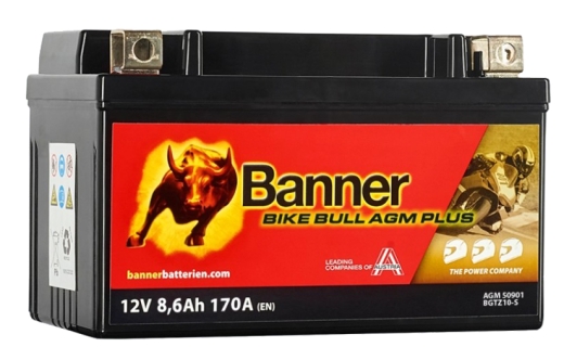 Banner Bike Bull AGM PLUS 509 01 / BGTZ10-S - GTZ10-S