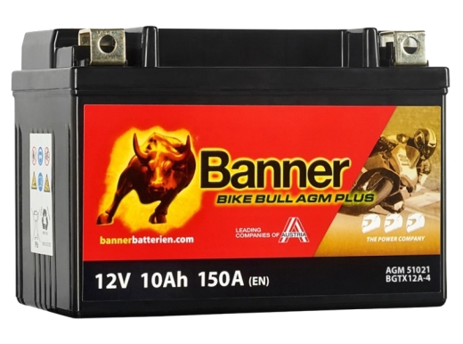 Banner Bike Bull AGM PLUS 510 21 / BGTX12A-4 - GTX12A-4
