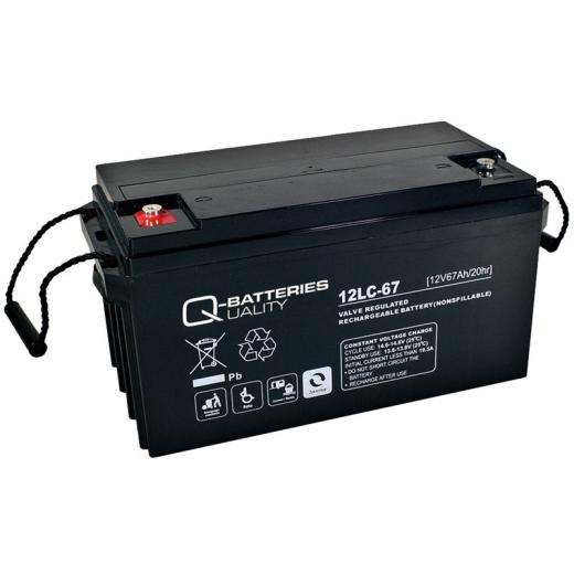 AGM Akku 12LC-67 - 12V, 67 Ah