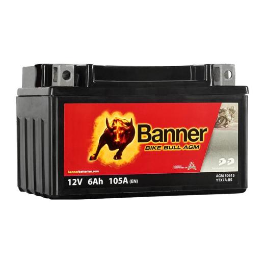 Banner Bike Bull AGM 12V 6Ah / BC_AGM 506 15 - YTX7A-BS
