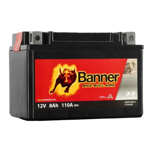 Banner Bike Bull AGM 12V 8Ah / BC_AGM 508 12 - YTX9-BS