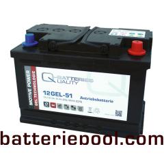 GEL Akku 12GEL-51 - 12V, 51 Ah